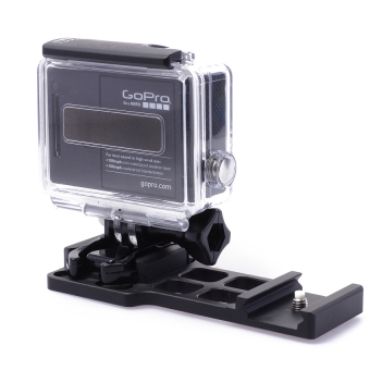 XCSource Picatinny Rail Mount Side Rail Mount for GoPro Hero 2 3 3+ Camera Black OS068
