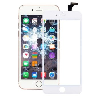 IPartsBuy For IPhone 6 Plus Touch Screen Digitizer Assembly With Front LCD Screen Bezel Frame and OCA Optically Clear Adhesive(White) - intl