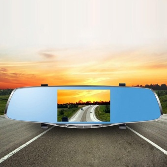 5.0 Full HD 1080P Auto Car DVR Rearview Mirrors Camera Video Recorder Dash Cam - intl