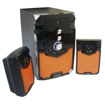 Advance M310BT Speaker Bluetooth Plus Remote - Hitam-Orange