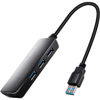 Orico H3TS-U3 Original - USB 3.0 3-Port USB Hub with card reader - Hitam