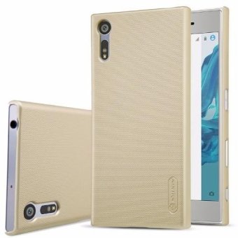 Nillkin Original Super Hard Case Frosted Shield For Sony Xperia Xz - Emas + Free Screen Protector(Gold)