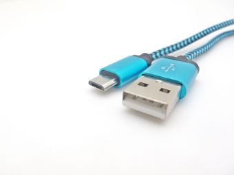 Miibox Kabel Data / Charge / Chrome Cable Warna Micro USB for Smartphone/Gadget (Hijau)