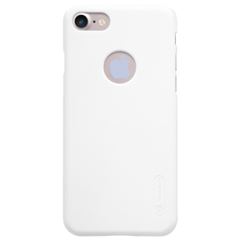 Nillkin Frosted Shield Hard Case Original For IPhone 7 - Putih + Free Screen Protector Nillkin