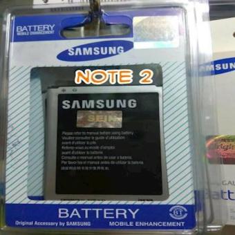 ORIGINAL 100 % Baterai Batre Batere Battery Batrai Bateray batrei batu Battre Samsung Galaxy Note 2 / Note2 / Note II / N7100 / EB595675LU