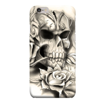Indocustomcase Skull Cover Hard Case for Apple iPhone 6 Plus