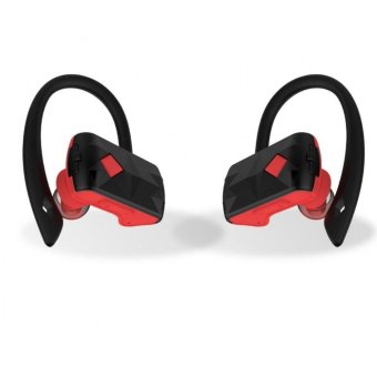 Aibot A18 Hot Sale Bluetooth Earphones Wireless Sports Headphones Dual Stereo Music Headset Headsfree with Microphone - intl