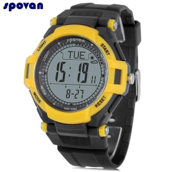 S&L SPOVAN MINGO 2 Digital Sports Watch Pedometer Compass Altimeter Alarm 3ATM Wristwatch (White) - intl