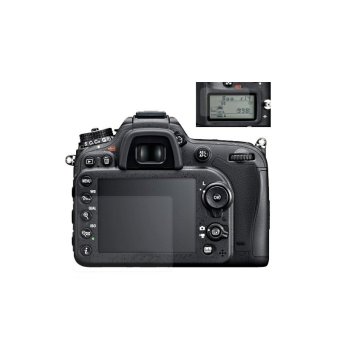 FOTGA Pelindung Layar optik untuk LCD sulit menjaga Nikon D7100 kamera (Hitam)