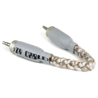 ZY HiFi Cable 3.5mm Male to Male Stereo Audio Cable Noah's Ark + Plug Canare F12 ZY-009 Silver
