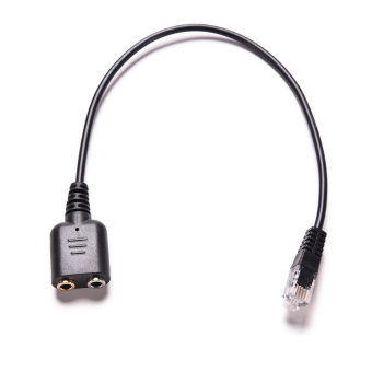Velishy Headset Cable Jack Adapter Convertor PC Telephone Using