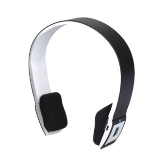 BH23 Wireless Bluetooth Headset Stereo Audio Headphone (Black) - intl