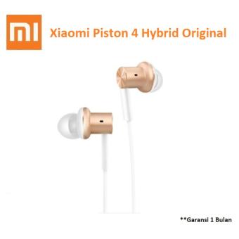 XiaoMi Mi IV Hybrid Dual Drivers Earphones In Ear Headphones - Gold