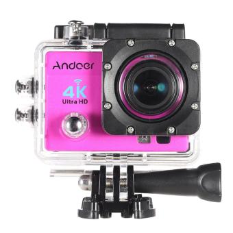 Andoer Q3H 2\" Ultra-HD LCD 4K 25FPS 1080P 60FPS Wifi Wireless Connection 16MP Action Camera 170�Wide-Angle Lens with Diving 30-meter Waterproof Case Outdoorfree - intl