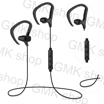 GAKTAI Wireless Bluetooth Headset Stereo Headphone Earphone Sport for iPhone Samsung (Black)(...) - intl