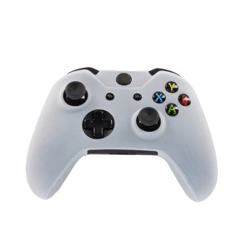 Amango Silicone Gel Protective Cover For Microsoft XBox One White 
