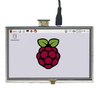 5 Inch LCD Display HD 800x480 HDMI Touch Screen Monitor for Raspberry Pi 3, 2 Model B and Raspberry Pi 1 Model B+ - intl