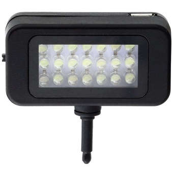 Instant Pro Universal 21 LED Flash Spotlight for Smartphone - (Black)