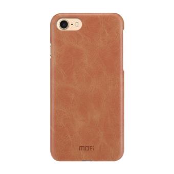MOFI for iPhone 7 Crazy Horse Texture Leather Surface PC Protective Case Back Cover(Brown)  - intl