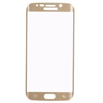 VAKIND Tempered Glass Screen Protector for Samsung Galaxy S6 Edge (Gold) - intl