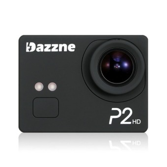 Dazzne P2 Waterproof Action Sports Camera 2.0 Inch TFT ScreenSupport HD 1080P with Selfie Stick Version C02 (Black)