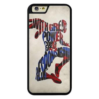 Phone case for Xiaomi Redmi 2 Spider Man Superhero Quote With Great Power Comes cover for Redmi 2/2S/2A - intl