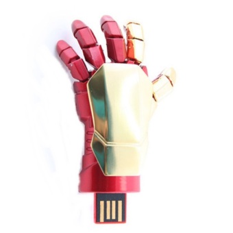 Iron Man Gloves USB 2.0 Flashdisk - 16GB - Red