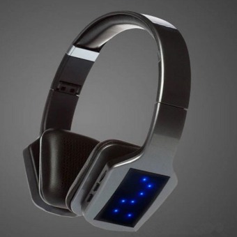 S650 Wireless Bluetooth Headphone 3D Stereo Subwoofer LED Light (Grey)