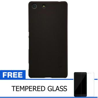 Nillkin For Sony Xperia M5 Super Frosted Shield Hard Case Original - Hitam + Gratis Tempered Glass
