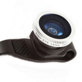 Lesung Clip Filter Fisheye Lens No 7 for iPhone 4/4s/5/5s - LX-P007 - Hitam