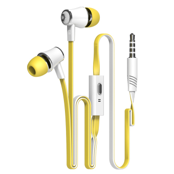 Moonar 3.5MM In-Ear Earphones Stereo Headsets (Yellow) - Intl
