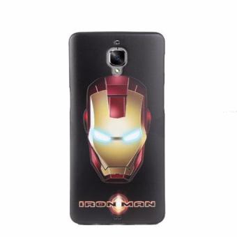 For One Plus 3 TPU 3D Painting Cover Case（Iron Man） - intl
