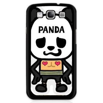 YM Funny Panda Printed Samsung Galaxy E7 Phone Case (Black)