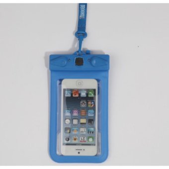 Lantoo 20 Meters PVC Waterproof Phone Case Underwater Phone Bag Pouch Dry for for phone(5.8-6.3inch)-blue - intl