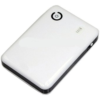 Universal AILI DIY Exchangeable Cell Power Bank Case For 4Pcs 18650 - White/Black
