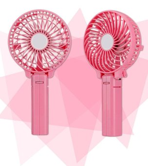 Mini Rechargeable Portable Fan By Han Red (Color:As First Picture) - intl