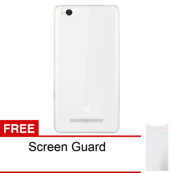 Case Accessories Hp For Xiaomi mi4i Case - Clear + Gratis Screen Guard