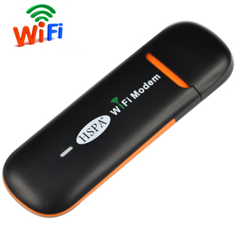 FLORA MF230 150Mbps 3G Portable Wireless Router and Wifi Internet USB Modem (Black orange) - intl