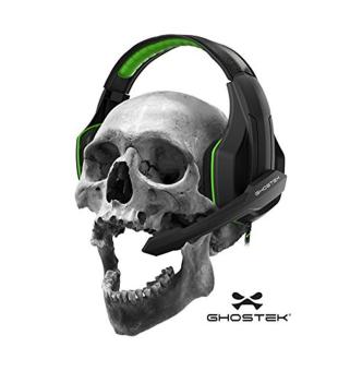 Ghostek Hero Series Gaming Headphones Over-Ear | 3.5MM Jack | PC Video Gaming |120° Microphone Rotation + Mute Switch | Integrated Volume Control | Ultra Resistant Braided Cable | iPad Laptop (Green) - intl