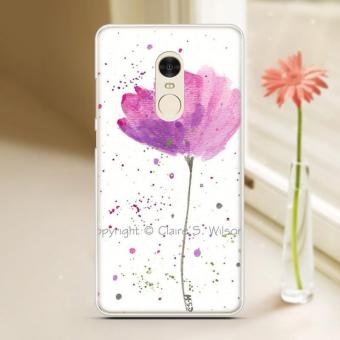 Colorful Clear Silicon Phone Case TPU Cartoon Phone Cover Soft Phone Protect for Xiaomi Redmi Note 4 / Redmi Note4 - intl