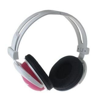 Blz Headset MIXSTYLE - Putih/Merah Muda