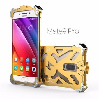 For Huawei Mate9 Pro,DAYJOY Luxury Cool Design Arm Shield Premium Aerospace Aluminum Metal Protective Bumper Frame Cover Case for Huawei Mate 9 Pro (GOLDEN) - intl