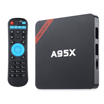 MiniCar NEXBOX A95X Smart TV Box Amlogic S905X Quad core 64 Bit Cortex A53 2GB DDR3 RAM 8GB eMMC ROM 4K x 2K H.265 2.4GHz WiFi(Int:2GB 8GB)(Intl) - intl