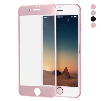 HAT PRINCE for iPhone 7 4.7 inch 0.26mm Titanium Alloy Tempered Glass Full Screen Protector - Rose Gold - intl
