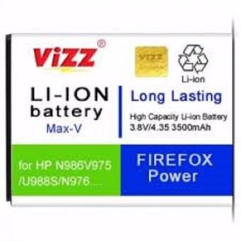 Vizz Baterai Batt Batre Battery Double Power Vizz Smartfren Andromax V , N986/V975, U988S/N976 3500 Mah