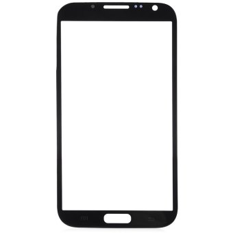 TimeZone Outer Glass Lens Touch Screen Protective Cover with RepairTools for Samsung Note 2 (Black) - Intl