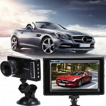 Black FULL HD 1080P 3.0 LCD SCREEN Car Vehicle Video Camera Recorder Cam DVR G-sensor - intl