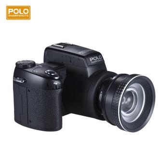Polo Sharpshots Auto Focus AF 33MP 1080P 30fps FHD 8X Zoomable Digital Camera w/ Standard + 0.5X Wide Angle + 24X Telephoto Long Lens 3.0\" LCD Bulit-in Flashlight PC Cam - intl
