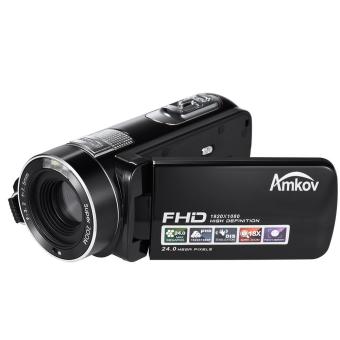 AMKOV DV161 2.7 Inch LCD Screen HD 1080P 30FPS 24MP 18X Digital Zoom Anti-shake Digital Video DV Camera Camcorder - intl