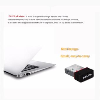 150Mbps USB2.0 Nano Wireless Adapter Raspberry Pi WIFI Adapter USB Dongle USB Wifi Dongle for Dreambox/Xbox 360(Black) - intl